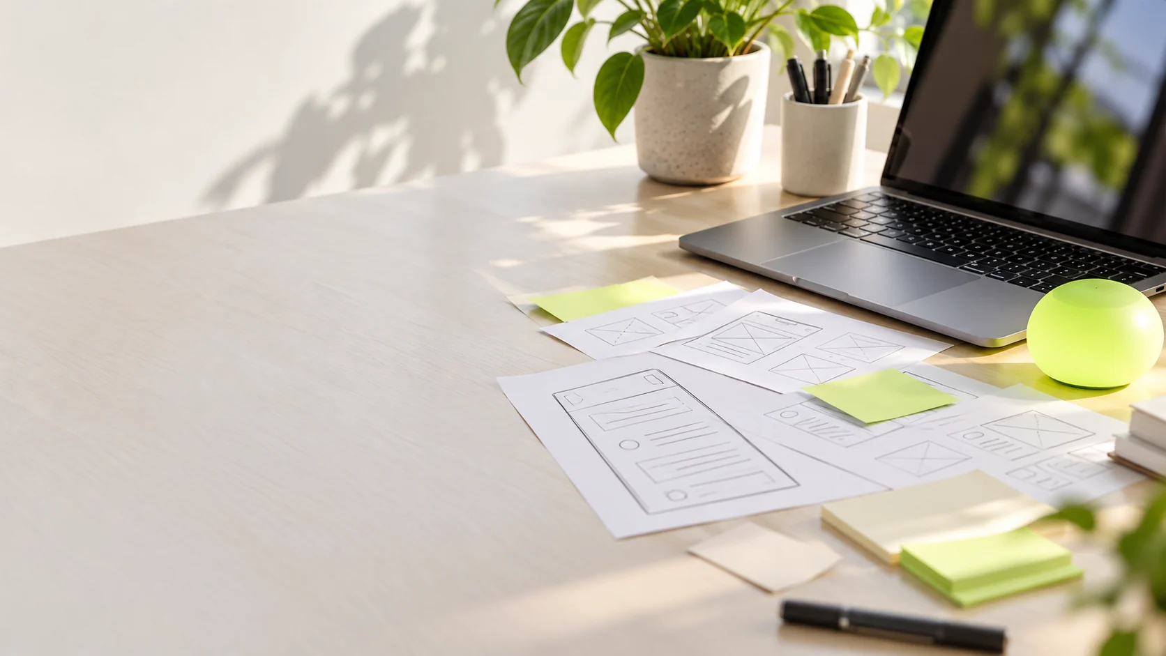 Custom Software — illustrative technology workspace